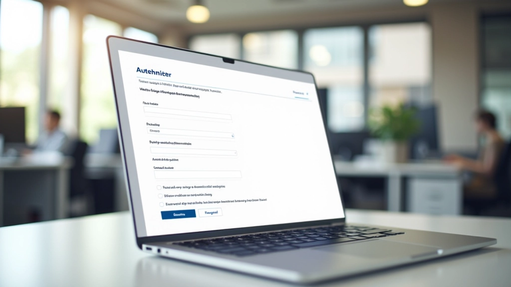 Schritt-für-Schritt Screenshot der ELSTER-Registrierungsseite mit Authentifizierungsoptionen und Eingabefeldern für persönliche Daten